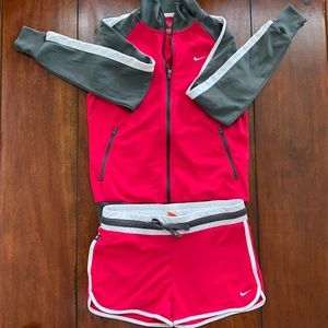 Nike short set. Jacket and shorts nwot